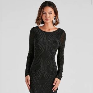 Black mini dress. Only worn once.